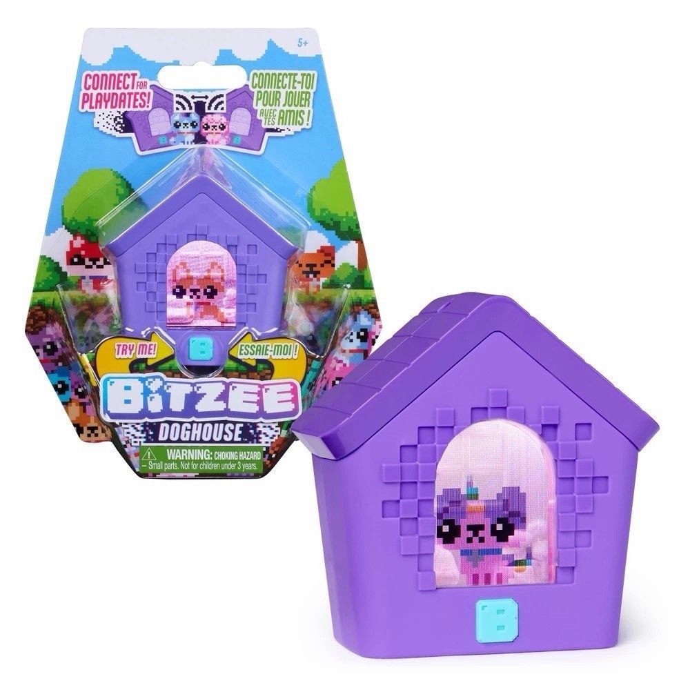 Bitzee Doghouse Interactive Digital Pet Toy 15 Puppies Touch Reactive Pre-Owned